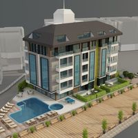 Апартаменты у моря в Турции, Аланья, 44 кв.м.
