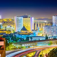 Office in the big city in Portugal, Lisbon