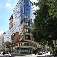 Office in the big city in Portugal, Lisbon