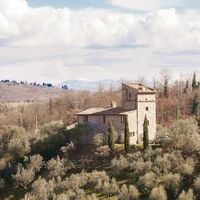 House in the mountains, in the forest in Italy, Umbria, 265 sq.m.