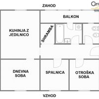 Flat in the big city in Slovenia, Maribor, 99 sq.m.
