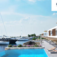 Apartment at the first line of the sea / lake in Republic of Cyprus, Protaras, 270 sq.m.