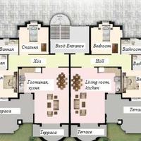 Квартира на первой линии моря/озера в Турции, 105 кв.м.