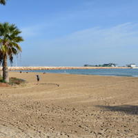 Flat at the second line of the sea / lake, in the city center in Spain, Comunitat Valenciana, Alicante, 55 sq.m.