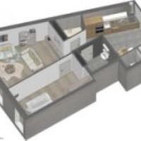 Flat in the city center in Hungary, Budapest, 64 sq.m.