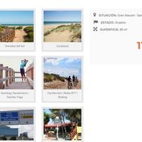 Townhouse at the first line of the sea / lake, in the suburbs in Spain, Comunitat Valenciana, Alicante, 105 sq.m.