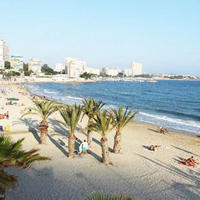 Апартаменты на второй линии моря/озера, в центре города в Испании, Валенсия, Аликанте, 90 кв.м.