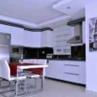 Апартаменты на второй линии моря/озера, в пригороде в Турции, 62 кв.м.