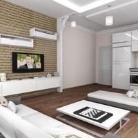 Апартаменты на второй линии моря/озера в Турции, 70 кв.м.