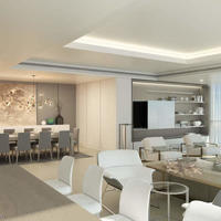 Квартира в центре города, на первой линии моря/озера в ОАЭ, Дубаи, 146 кв.м.
