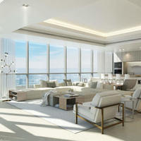 Квартира в центре города, на первой линии моря/озера в ОАЭ, Дубаи, 146 кв.м.