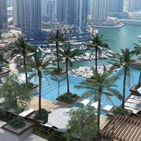 Квартира в центре города, на первой линии моря/озера в ОАЭ, Дубай, 72 кв.м.