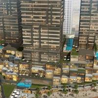 Квартира в центре города, на первой линии моря/озера в ОАЭ, Дубай, 72 кв.м.