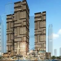 Квартира в центре города, на первой линии моря/озера в ОАЭ, Дубай, 72 кв.м.