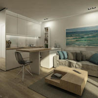 Apartment at the second line of the sea / lake in Greece, Central Macedonia, 83 sq.m.