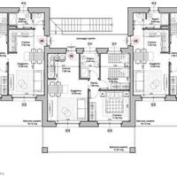 Апартаменты на второй линии моря/озера, в пригороде в Италии, Варезе, 78 кв.м.