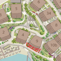 Flat at the first line of the sea / lake in Montenegro, Budva, 99 sq.m.