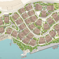 Flat at the first line of the sea / lake in Montenegro, Budva, 133 sq.m.