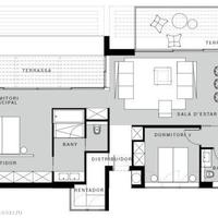 Апартаменты в пригороде в Испании, Каталония, Жирона, 85 кв.м.