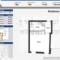 Квартира в Чехии, Карловарский край, Карловы Вары, 27 кв.м.