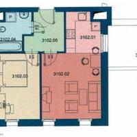Flat Czechia, Karlovy Vary Region, Karlovy Vary, 53 sq.m.