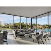 Apartment in the big city, at the seaside in the USA, Florida, Miami, 170 sq.m.