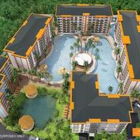 Apartment in the city center, at the first line of the sea / lake in Thailand, 77 sq.m.