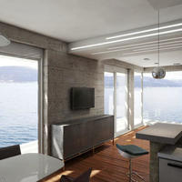 Villa at the first line of the sea / lake in Montenegro, 220 sq.m.