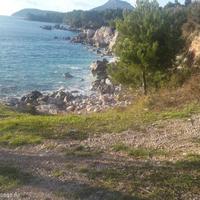 Land plot at the first line of the sea / lake, in the suburbs in Montenegro, Bar, Budva