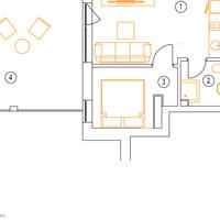 Квартира на первой линии моря/озера в Латвии, Рига, 54 кв.м.