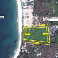 Land plot at the seaside in Thailand, Phuket