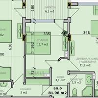 Flat in Bulgaria, Varna region, 98 sq.m.