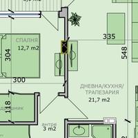 Flat in Bulgaria, Varna region, 63 sq.m.
