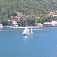 Apartment at the second line of the sea / lake, in the city center in Montenegro, Tivat, 80 sq.m.