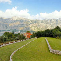 Villa at the second line of the sea / lake, in the suburbs in Montenegro, Kotor, 137 sq.m.