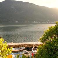 House at the first line of the sea / lake, in the suburbs in Montenegro, Kotor, Perast, 320 sq.m.