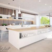 Villa at the first line of the sea / lake, in the suburbs in Spain, Andalucia, 860 sq.m.