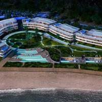 Flat at the first line of the sea / lake, in the suburbs in Spain, Andalucia, 134 sq.m.