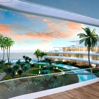 Penthouse at the first line of the sea / lake, in the suburbs in Spain, Andalucia, Marbella, 154 sq.m.