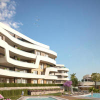 Flat at the second line of the sea / lake, in the suburbs in Spain, Andalucia, 152 sq.m.