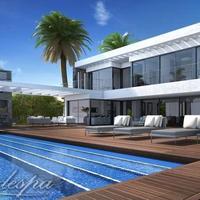 Вилла на первой линии моря/озера, в пригороде в Испании, Валенсия, Аликанте, 500 кв.м.