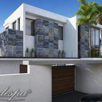 Вилла на первой линии моря/озера, в пригороде в Испании, Валенсия, Аликанте, 500 кв.м.