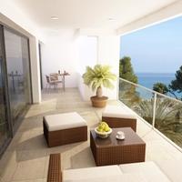 Apartment at the first line of the sea / lake in Spain, Comunitat Valenciana, Alicante, 80 sq.m.