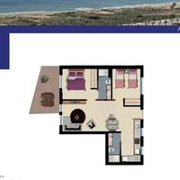 Apartment at the first line of the sea / lake in Spain, Comunitat Valenciana, Alicante, 68 sq.m.