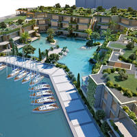 Apartment at the first line of the sea / lake in Malta, Xemxija