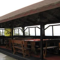 Restaurant (cafe) at the first line of the sea / lake in Bulgaria, Burgas Province, Elenite