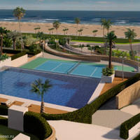 Апартаменты на первой линии моря/озера в Испании, Валенсия, Аликанте, 67 кв.м.