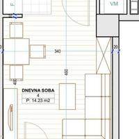 Апартаменты в центре города в Черногории, Будва, 28 кв.м.