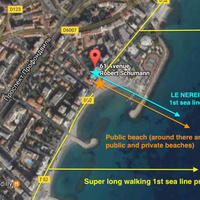 Flat at the first line of the sea / lake in Guyane, 40 sq.m.