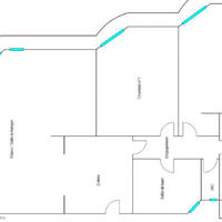 Flat in the city center in Guyane, 103 sq.m.